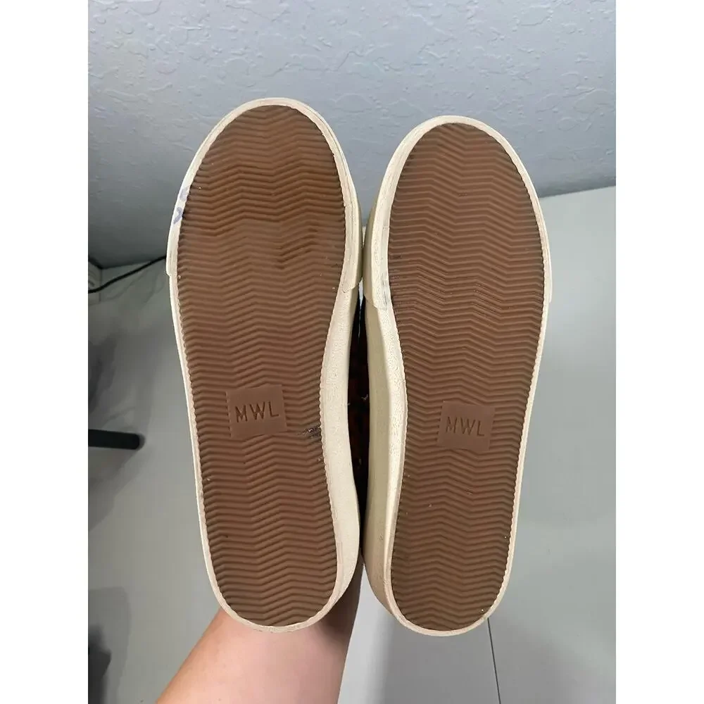Madewell Calf Hair  Low Top Sneakers Size 7